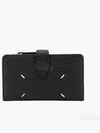 Iconic Stitch Leather Card Wallet Black - MAISON MARGIELA - BALAAN 2