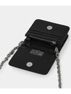 Embroidery Logo Chain Cald Wallet Black - MAISON MARGIELA - BALAAN 9