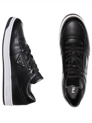 Downtown Leather Sneakers Men s - PRADA - BALAAN 1