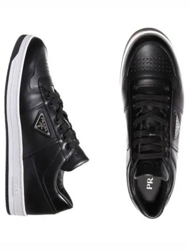 Downtown leather sneakers - PRADA - BALAAN 1