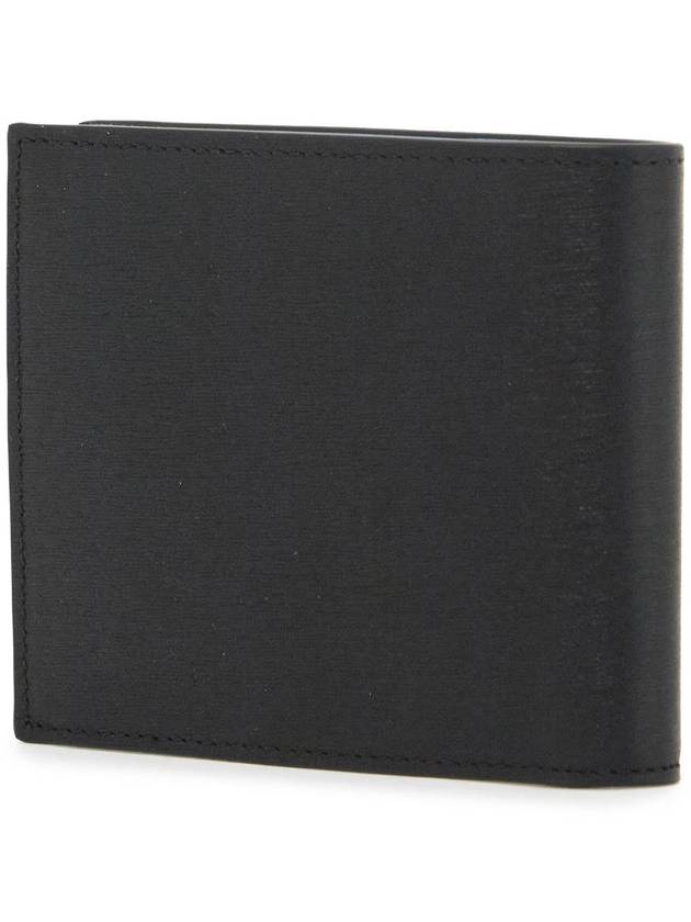 Logo Two-Tone Leather Wallet Black - PAUL SMITH - BALAAN 4