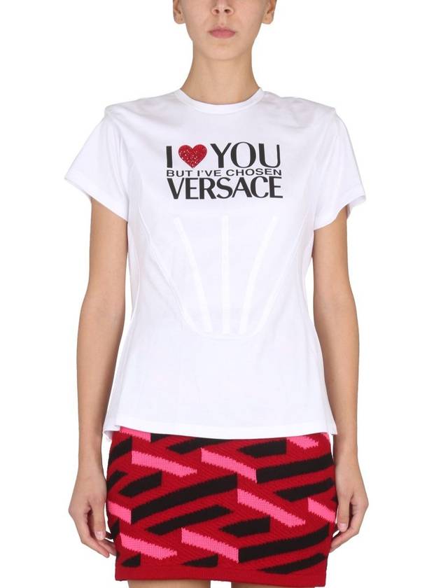 T Shirt WITH Logo 10075321A053781W000 B0040193961 - VERSACE - BALAAN 2