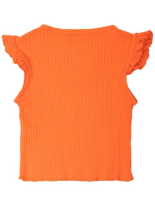 Kids Logo Printing Rib Top Orange 124AC027 800 - BOBO CHOSES - BALAAN 3