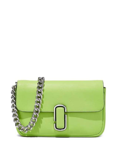 J Marc Logo Chain Shoulder Bag Green - MARC JACOBS - BALAAN 1