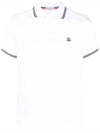 logo patch polo shirt 8A00025 84556 001 - MONCLER - BALAAN 1