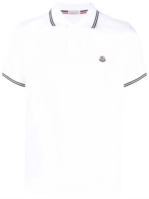 logo patch polo shirt 8A00025 84556 001 - MONCLER - BALAAN 1