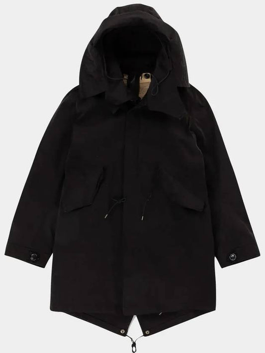 Field oversized fishtail parka black 21CTCUK04113 002105 999 - TEN C - BALAAN 1