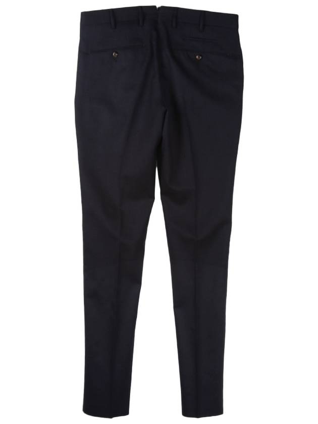 Skinny fit navy virgin wool pants - PT TORINO - BALAAN 3