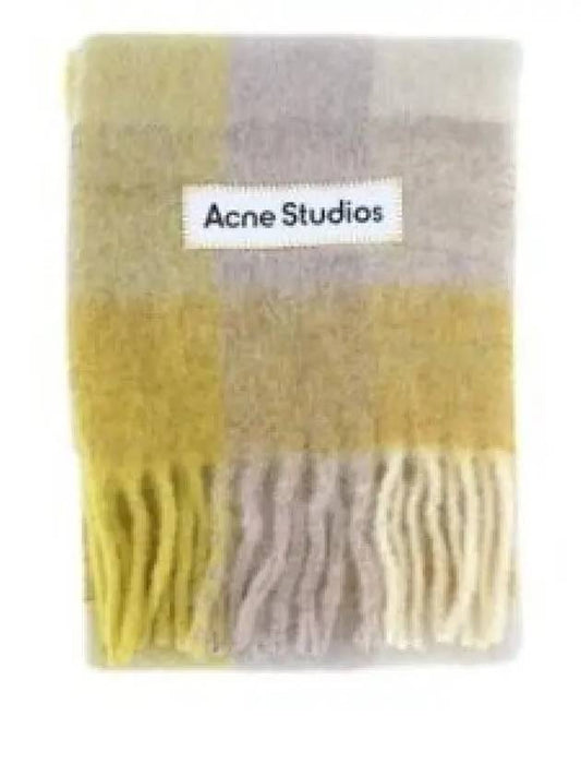 Muffler Scarf CA0084CQX BEIGE YELLOW - ACNE STUDIOS - BALAAN 2