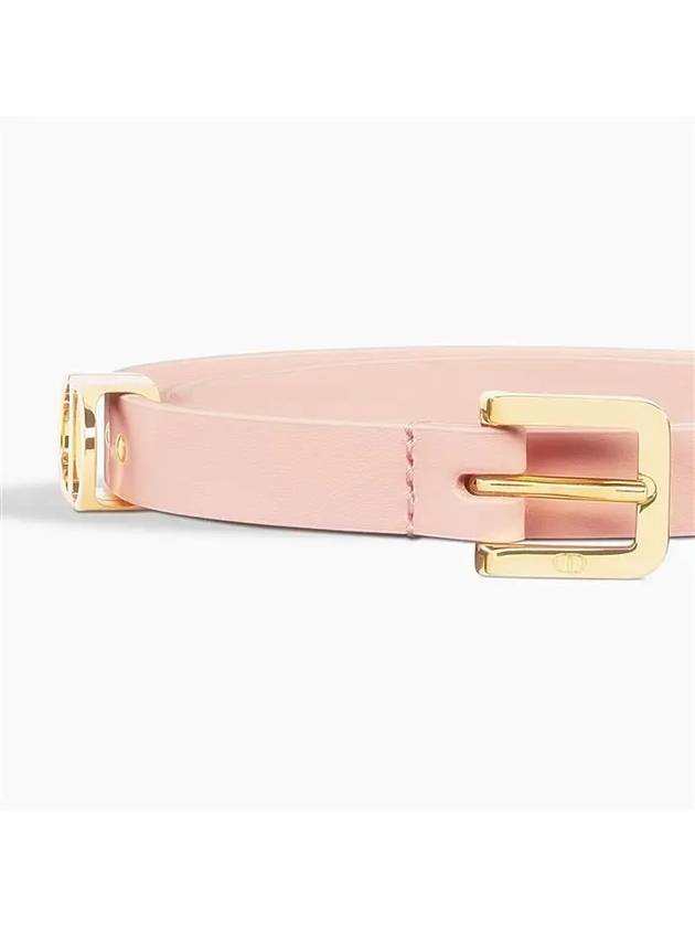 30 Montaine Loop Calfskin Belt Light Pink - DIOR - BALAAN 5