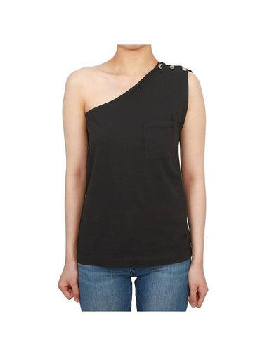 Women's sleeveless t-shirt 2EVB08 V13064 999 - VANESSA BRUNO - BALAAN 1