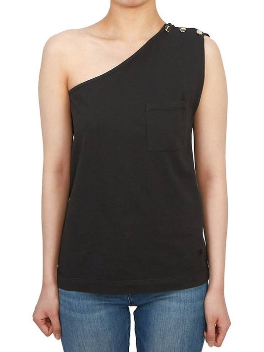 Women's sleeveless t-shirt 2EVB08 V13064 999 - VANESSA BRUNO - BALAAN 1