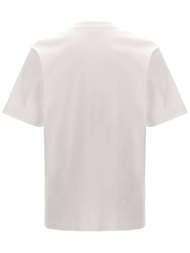 O'Lock Patch Pocket Cotton Short Sleeve T-Shirt White - FENDI - BALAAN 3