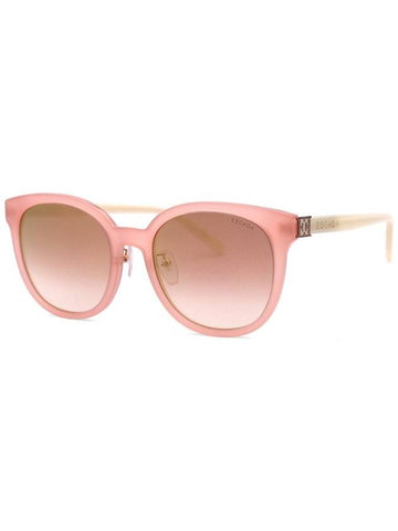 Escada SES C40G 2G1X Officially Imported Round Horn rimmed Oversized Mirror Women s Luxury Sunglasses - ESCADA - BALAAN 1