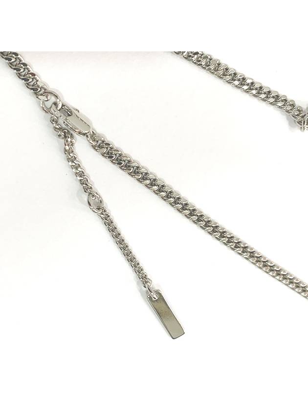 Logo Chain Necklace Silver - MARC JACOBS - BALAAN 7