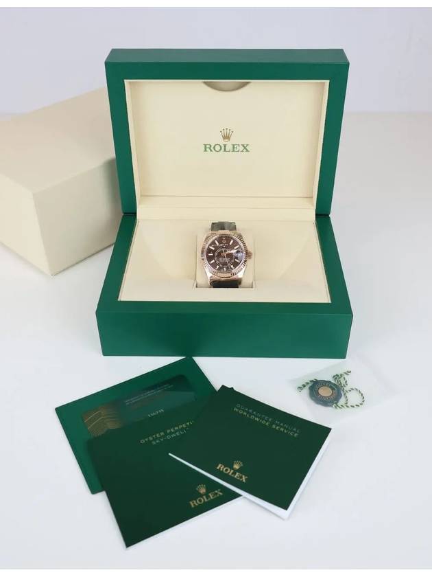 Skydweller Choco Rose Gold 42 336235 - ROLEX - BALAAN 10