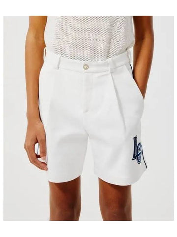 LATE CHECKOUT M LC white baseball shorts - CORELATE - BALAAN 1