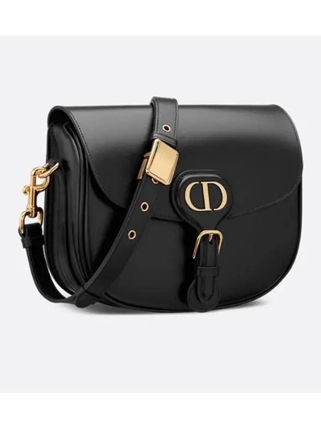 Bobby Calfskin Medium Shoulder Bag Black - DIOR - BALAAN 4