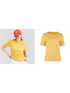 Golf Tennis Striped T-Shirt Yellow - AVAVE - BALAAN 3