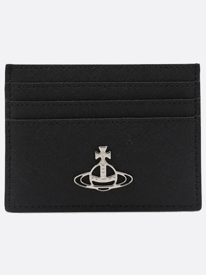 Logo Plaque Card Wallet Black - VIVIENNE WESTWOOD - BALAAN 2