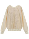 FLOWER SWEATSHIRTS CR sweatshirt cream - TIBAEG - BALAAN 5