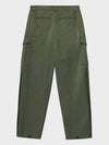 Cotton Pleated Pocket Wide Pants Khaki - NOIRER - BALAAN 4