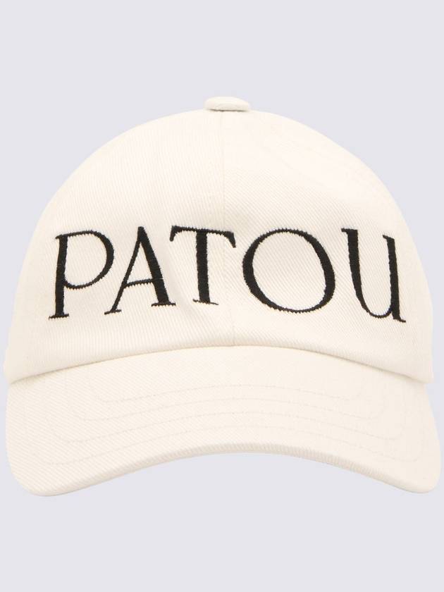 Embroidered Logo Cotton Ball Cap White - PATOU - BALAAN 2