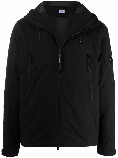 Men's Protech Lens Down Hooded Jacket Black - CP COMPANY - BALAAN 2