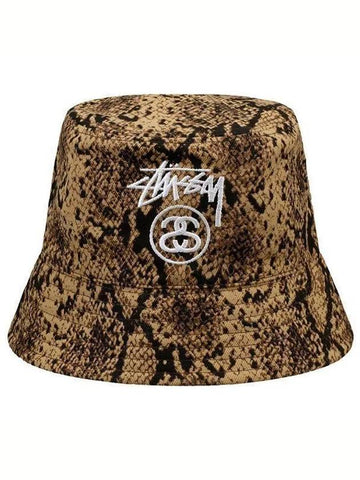 1321175 BROWN Stock Rock Deep Bucket Hat 988311 - STUSSY - BALAAN 1