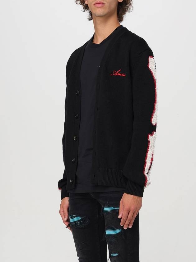 Cardigan a v Amiri con logo - AMIRI - BALAAN 4