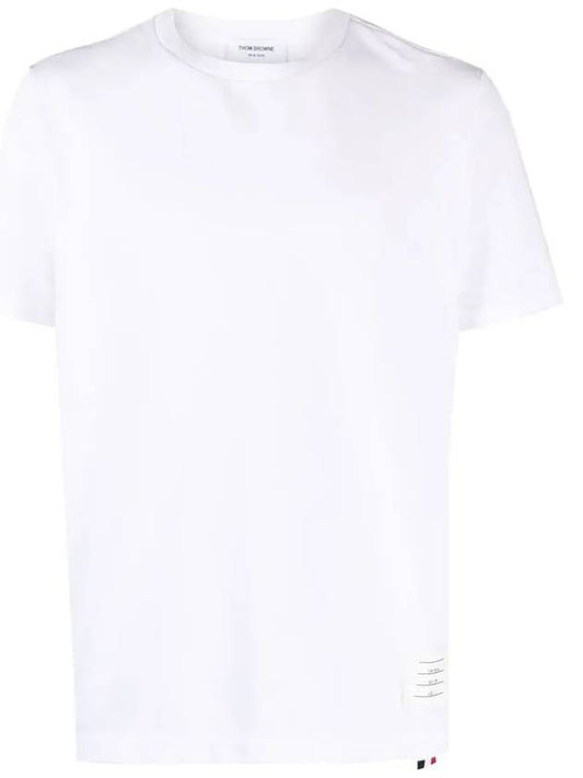 Thom Browne Center Bag Striped Cotton Short Sleeve T Shirt MJS056A - TOM FORD - BALAAN 1