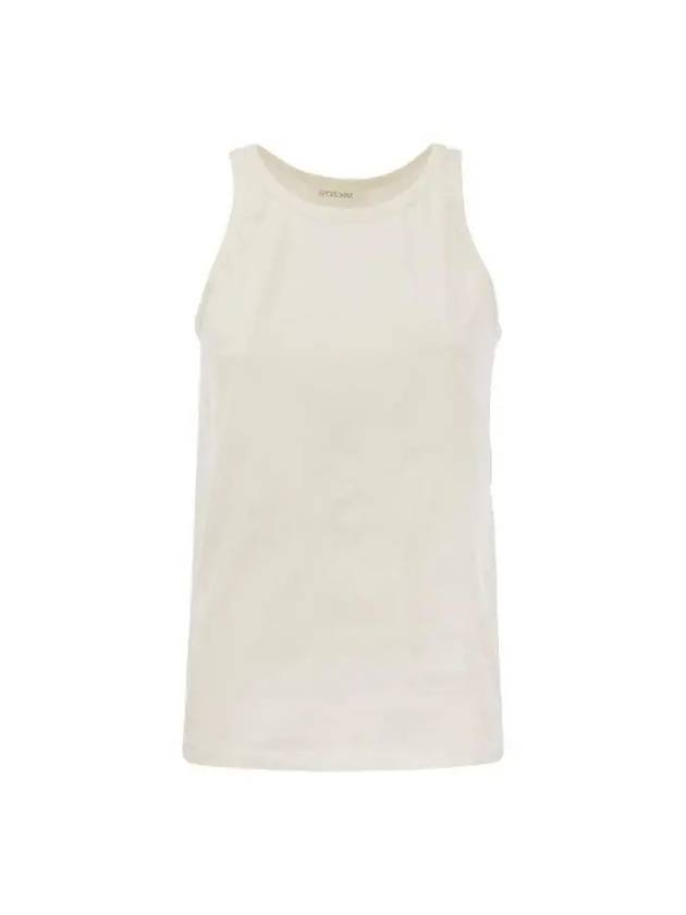 SPORTMAX EDICOLA Crew Neck Cotton Tank Top 2412941082600 001 - ETC - BALAAN 1