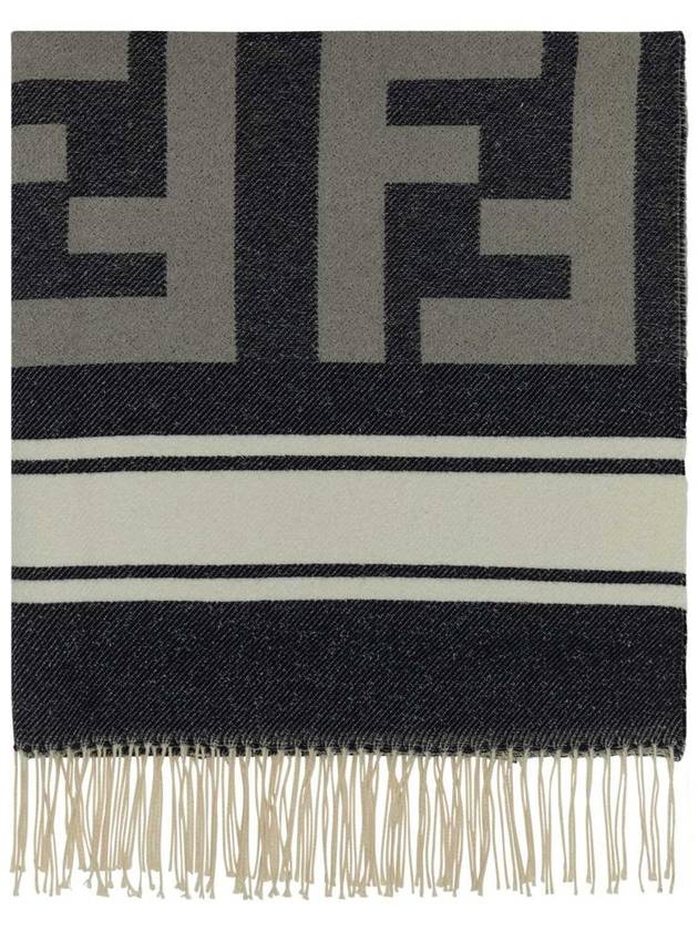 Cotton Beach Muffler Blue - FENDI - BALAAN 2