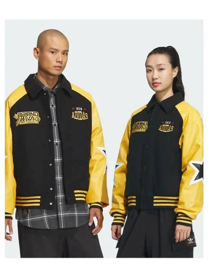 BB Retro Street Bomber Jacket Yellow Black - ADIDAS - BALAAN 2