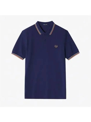 Fred Perry M3600 Twin Tip Shirt T49 AFPM2333600 - FRED PERRY - BALAAN 1