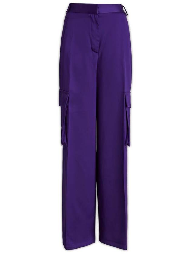 Women's Cargo Wide Pants Violet - VERSACE - BALAAN 2