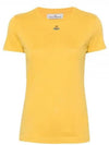 Embroided ORB Peru Short Sleeve T-Shirt Yellow - VIVIENNE WESTWOOD - BALAAN 2