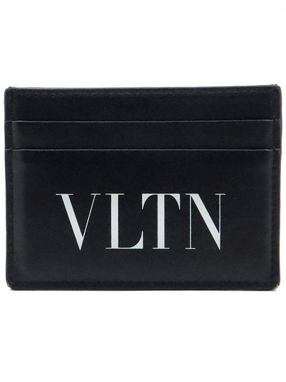 Women s Valentino 1Y2P0448LVN0NI Black Leather VLTN Card Wallet gt business Gangbuk used luxury goods - VALENTINO - BALAAN 2