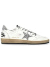 Ball Star Heel Tab Low Sneakers White Silver - GOLDEN GOOSE - BALAAN 2