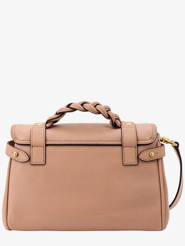 Women's Alexa Mini Leather Tote Bag Maple - MULBERRY - BALAAN 3