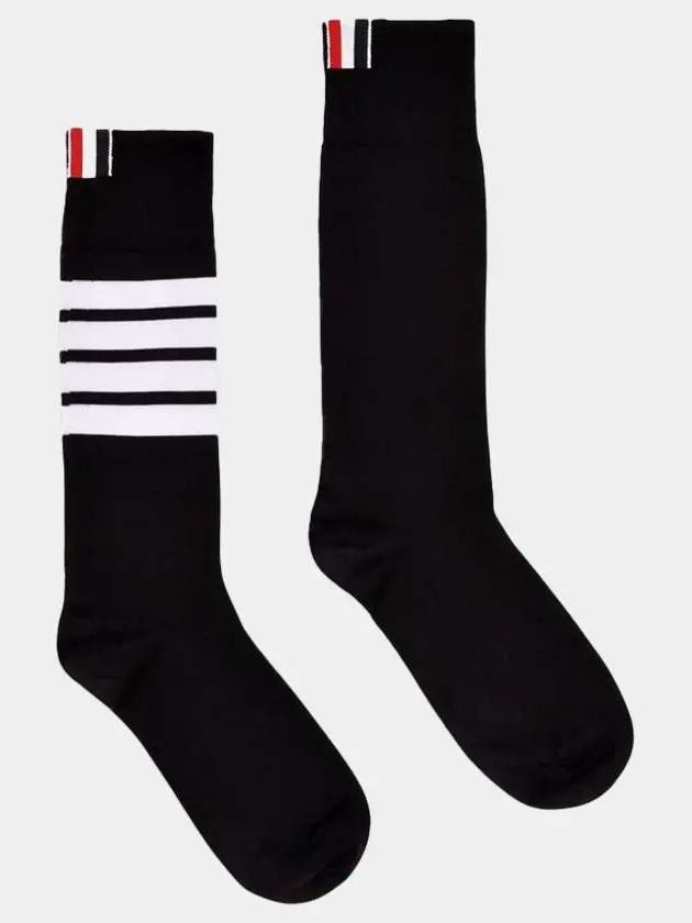 Striped Socks Black - THOM BROWNE - BALAAN 2