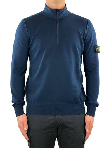 Badge half zip up knit - STONE ISLAND - BALAAN 1