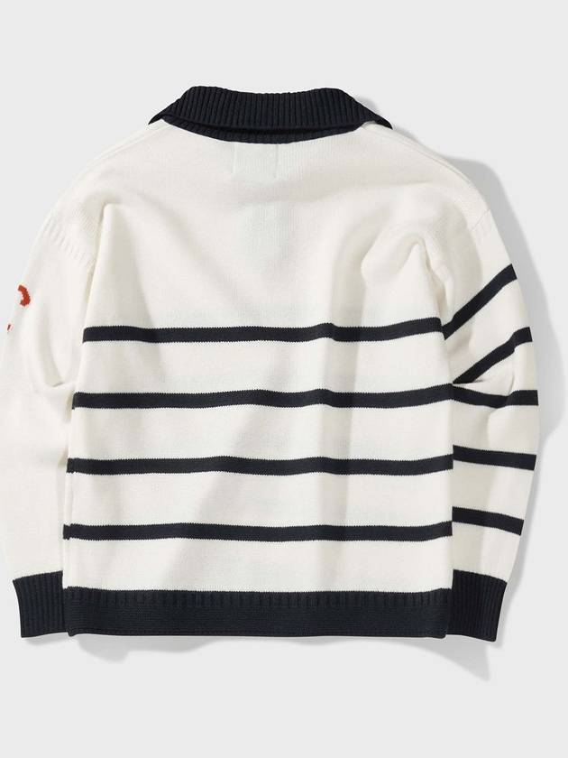 Venezia Wool Zip-up Knit Top Ivory - FFEFF STUDIO - BALAAN 3