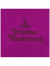 Embroidered Logo Wool Muffler Purple 81030007 G410 - VIVIENNE WESTWOOD - BALAAN 4