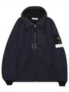 David Canvas Hooded Jacket Navy - STONE ISLAND - BALAAN 2