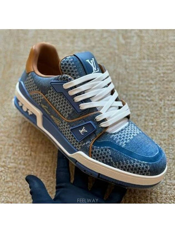 1AD6DI LV Trainer Sneakers - LOUIS VUITTON - BALAAN 1