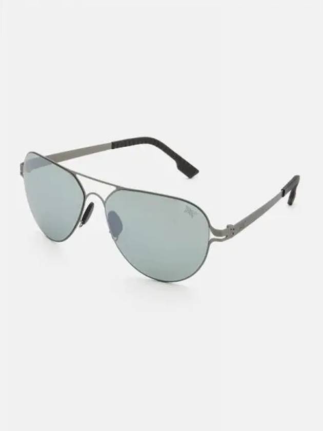 Slim Two Bridge Arbiter Sunglasses Matt Gray Domestic Product GPEB24041622236 - PXG - BALAAN 1