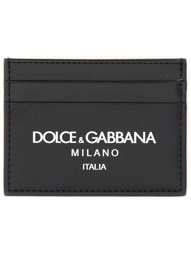 Logo Print Card Wallet - DOLCE&GABBANA - BALAAN 3