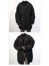 back printing parka jacket black - RAF SIMONS - BALAAN.