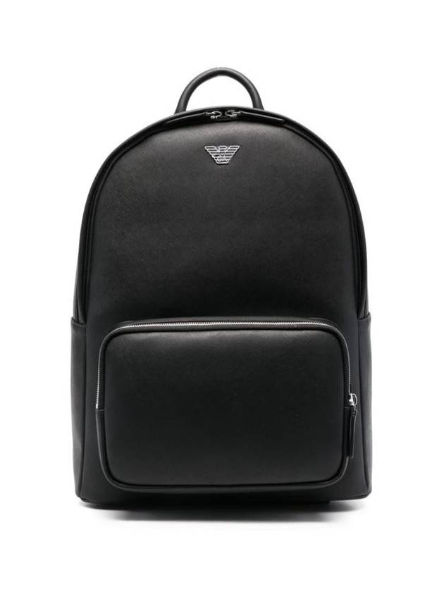 Men's Logo Backpack Black - EMPORIO ARMANI - BALAAN 2